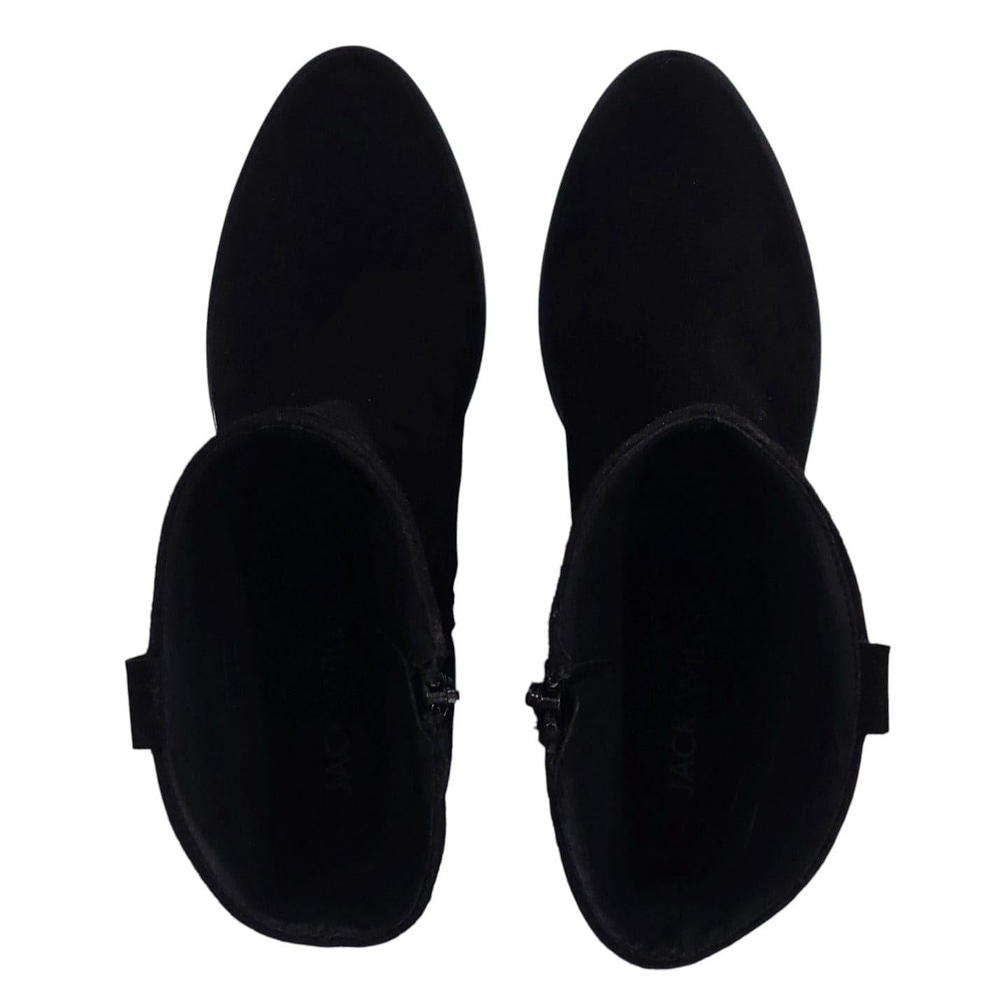 Black - Lifestyle - Jack Wills Womens-Ladies Dalida Suede Block Heel Western Boots