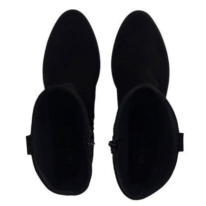 Black - Lifestyle - Jack Wills Womens-Ladies Dalida Suede Block Heel Western Boots