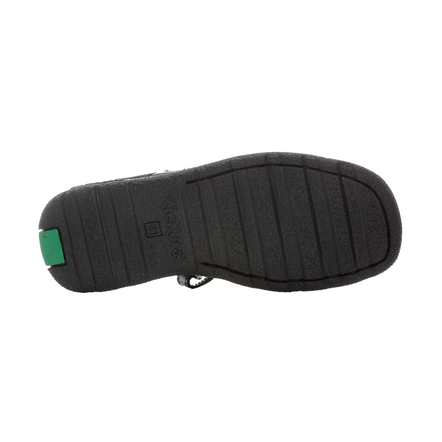 Black - Lifestyle - Kickers Girls Fragma Pop Leather School Shoes