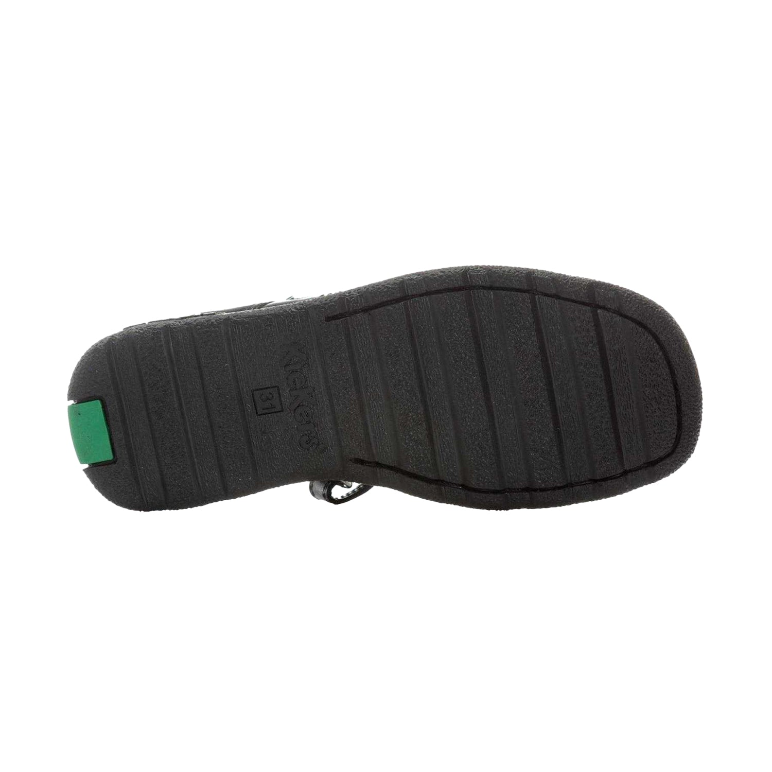 Black - Lifestyle - Kickers Girls Fragma Pop Leather School Shoes