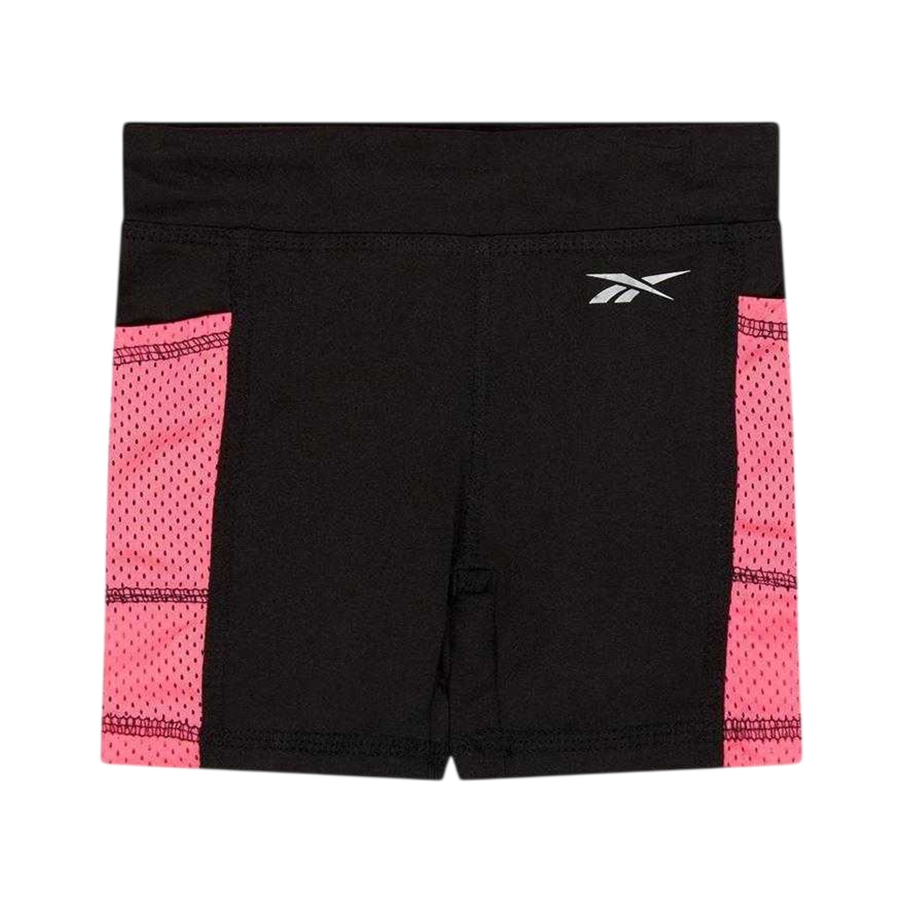 Sunset-Black - Side - Reebok Childrens-Kids Jersey Shorts (Pack of 2)