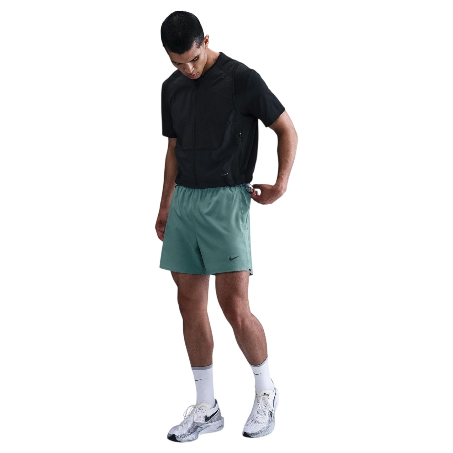 Cannon - Front - Nike Mens Challenger Dri-FIT 2 in 1 Running Shorts