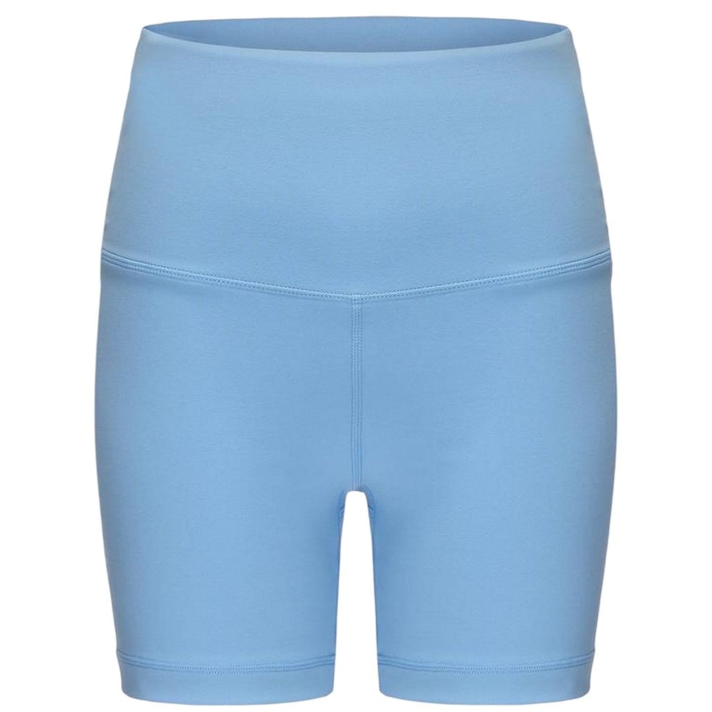 Blue-Black - Back - Slazenger Womens-Ladies Slim Cycling Shorts (Pack of 2)
