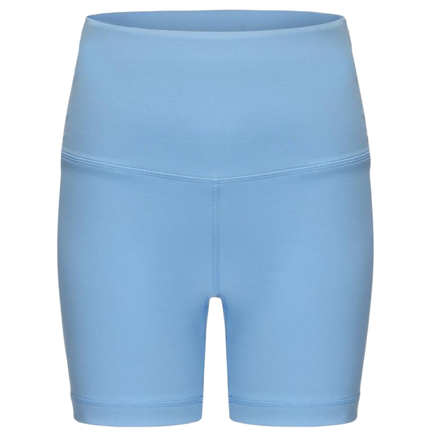 Blue-Black - Back - Slazenger Womens-Ladies Slim Cycling Shorts (Pack of 2)