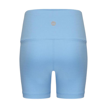 Blue-Black - Side - Slazenger Womens-Ladies Slim Cycling Shorts (Pack of 2)