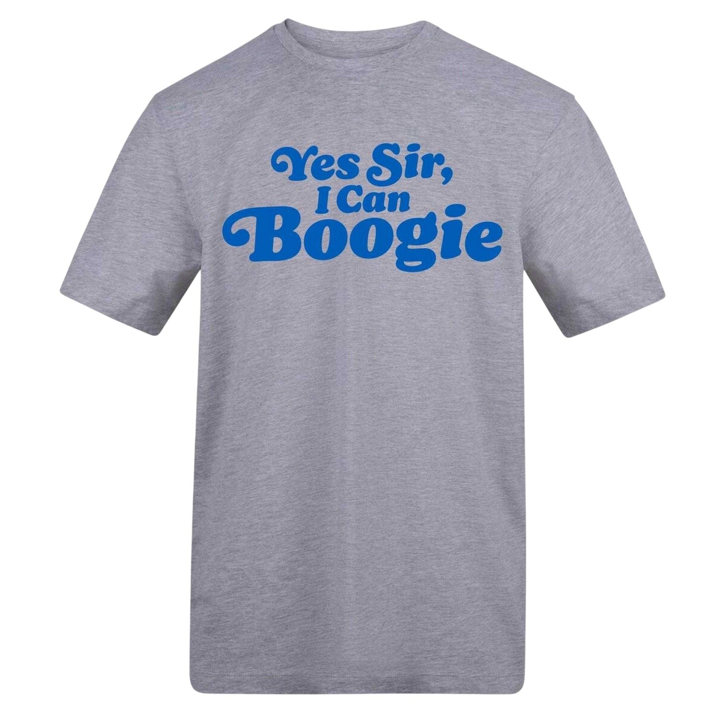 Grey - Front - AWD Mens Yes Sir, I Can Boogie T-Shirt
