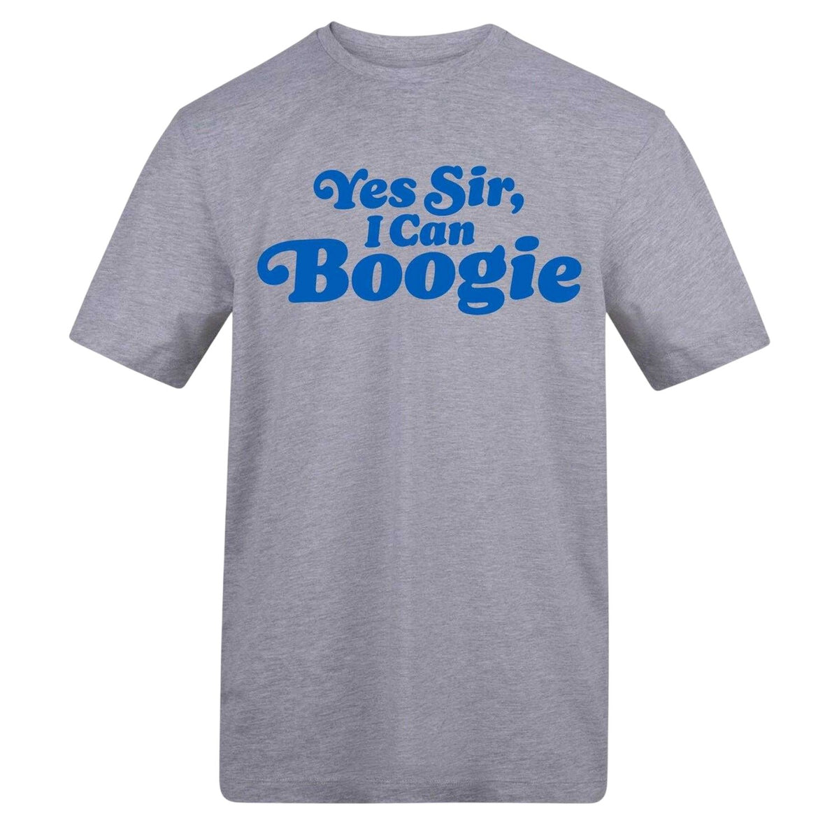 Grey - Front - AWD Mens Yes Sir, I Can Boogie T-Shirt