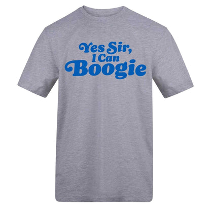Grey - Front - AWD Mens Yes Sir, I Can Boogie T-Shirt