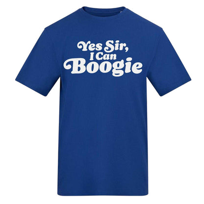 Blue - Front - AWD Mens Yes Sir, I Can Boogie T-Shirt