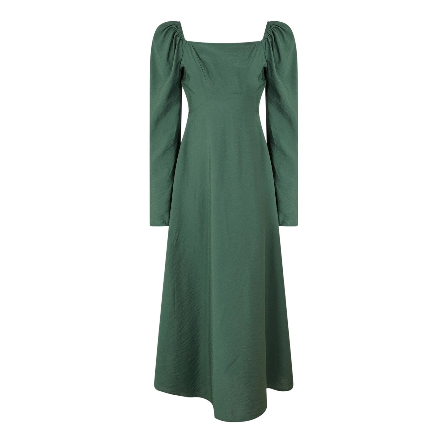 Green - Front - Nobody´s Child Womens-Ladies Abby Square Neck Puff Sleeve Midi Dress
