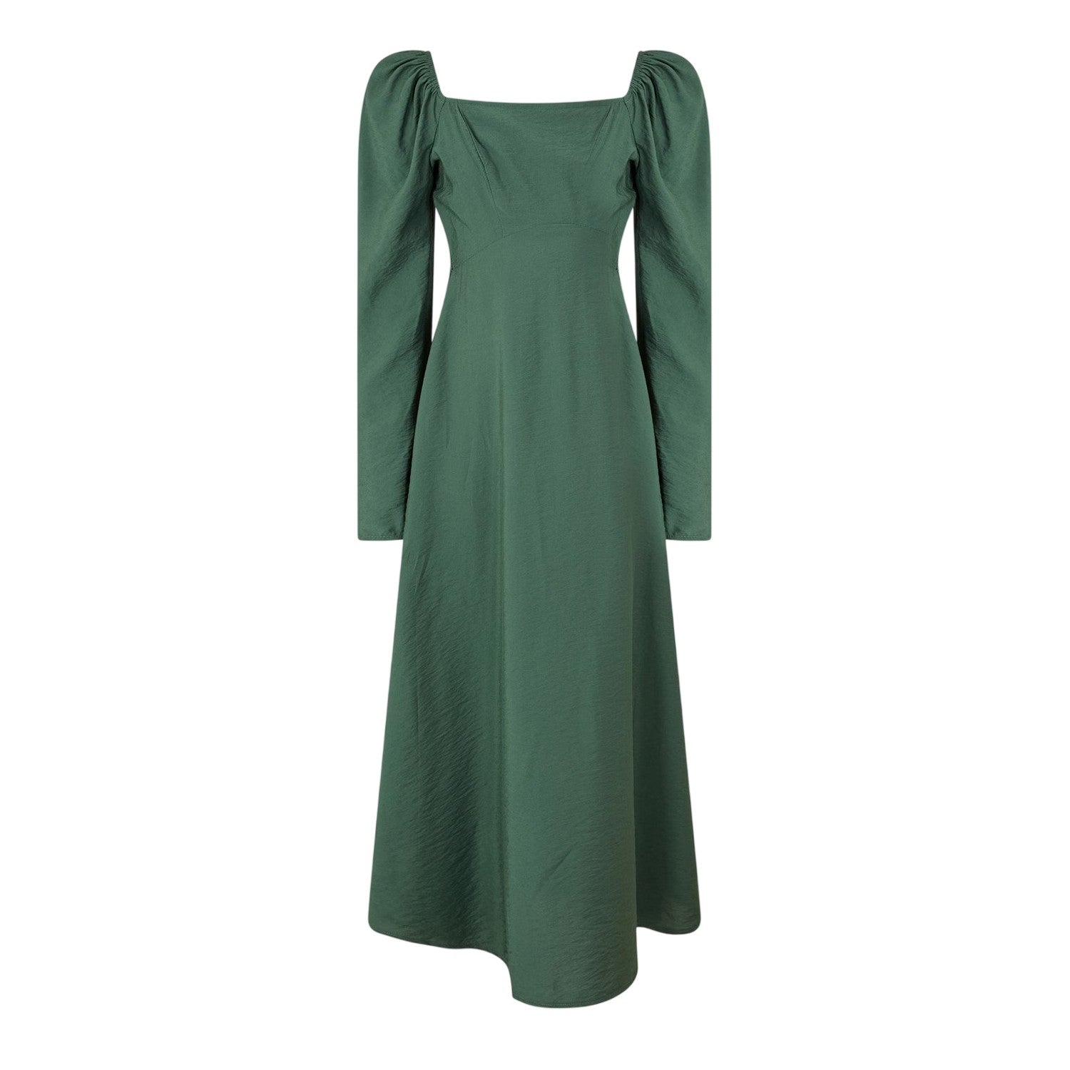 Green - Front - Nobody´s Child Womens-Ladies Abby Square Neck Puff Sleeve Midi Dress