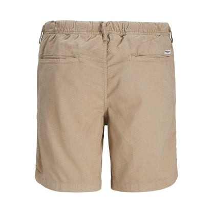 Crockery - Back - Jack And Jones Mens Linen Blend Shorts
