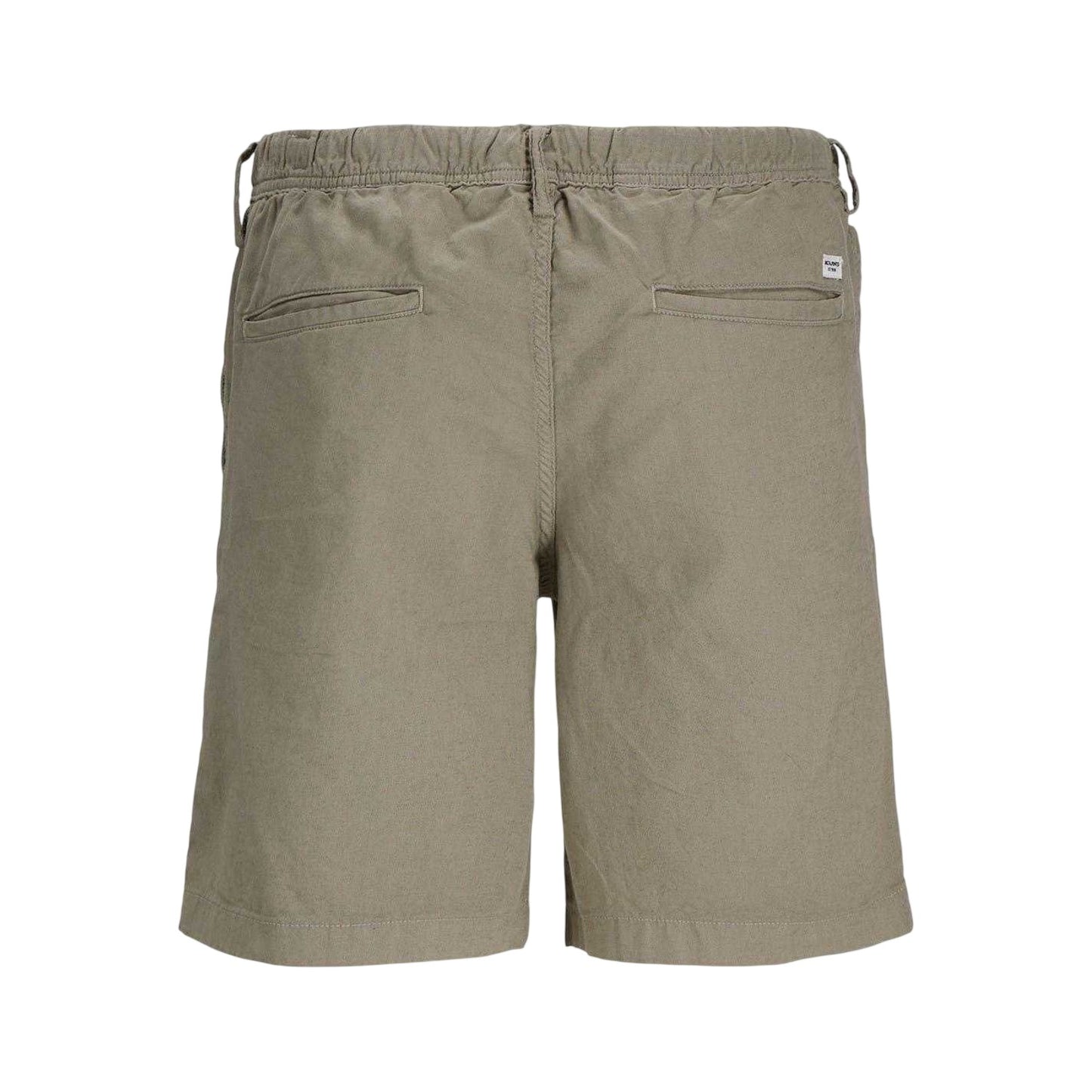 Dusty Olive - Back - Jack And Jones Mens Linen Blend Shorts