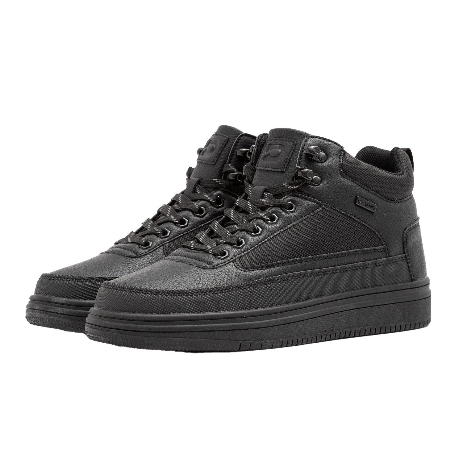 Black - Lifestyle - Aldo Mens Thunder Synthetic Leather Hiking Boots
