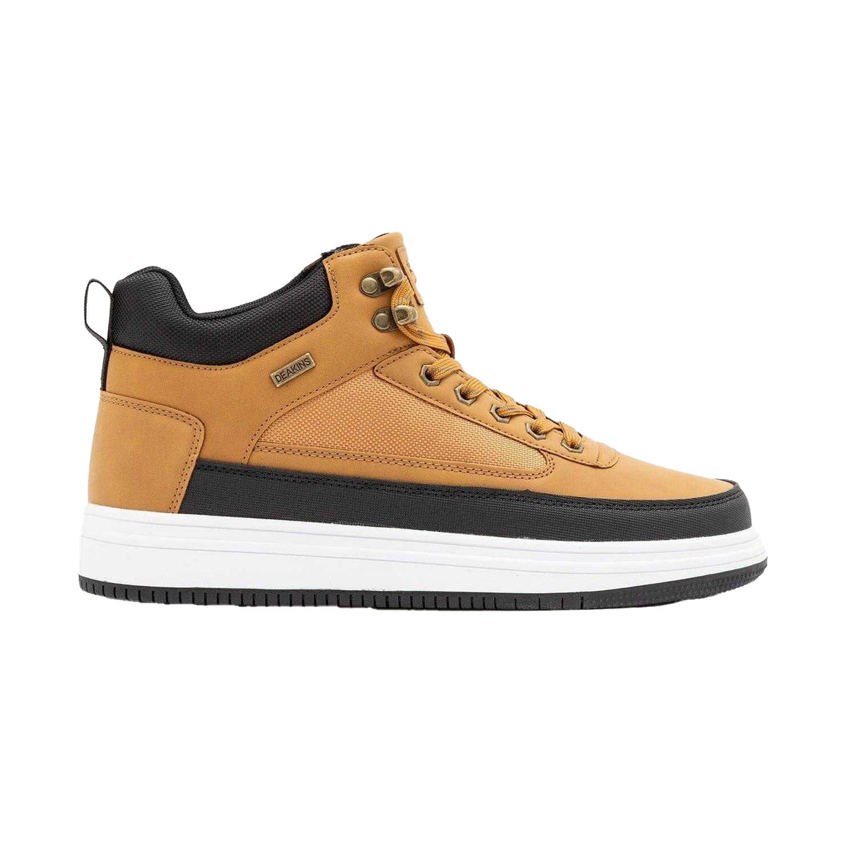 Tan - Front - Aldo Mens Thunder Synthetic Leather Hiking Boots