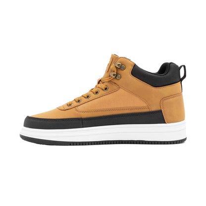 Tan - Side - Aldo Mens Thunder Synthetic Leather Hiking Boots