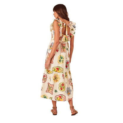 Multicoloured - Back - Nobody´s Child Womens-Ladies Cassidy Printed Midi Dress