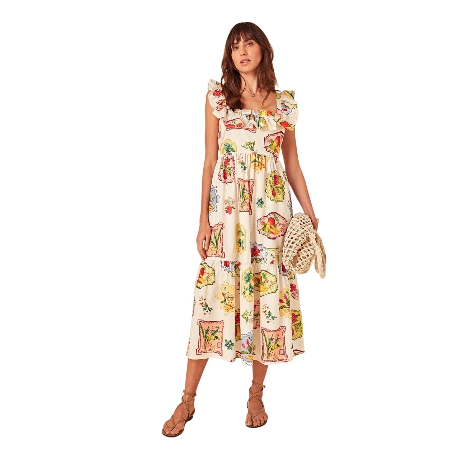 Multicoloured - Front - Nobody´s Child Womens-Ladies Cassidy Printed Midi Dress