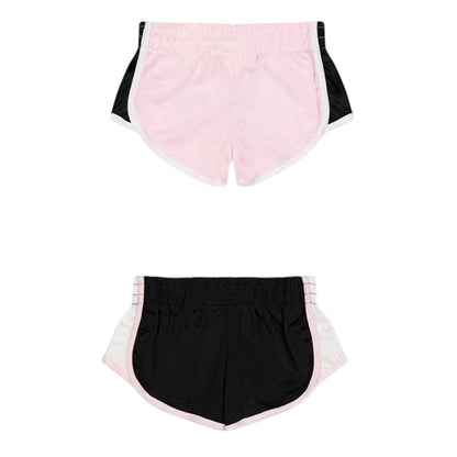 Pink Lady - Back - Reebok Girls Sport Shorts (Pack of 2)