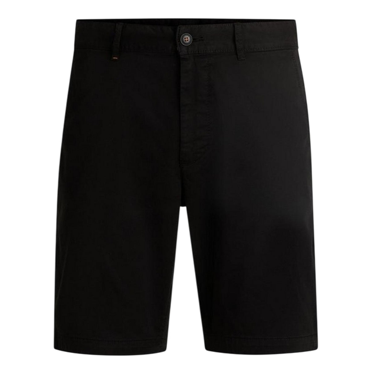 Black - Front - Boss Mens Slim Chino Shorts