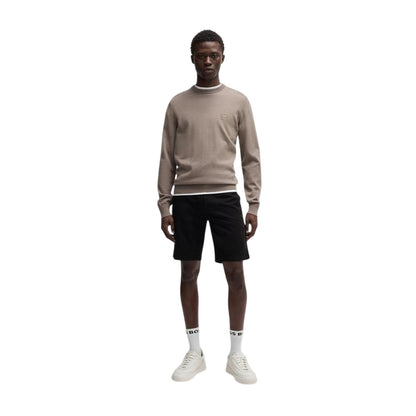 Black - Side - Boss Mens Slim Chino Shorts