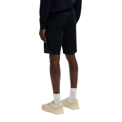 Dark Blue - Back - Boss Mens Slim Chino Shorts