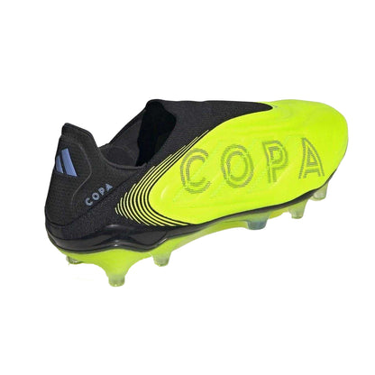 Lemon-Black - Back - Adidas Unisex Adult Copa Pure III Elite Leather Firm Ground Football Boots