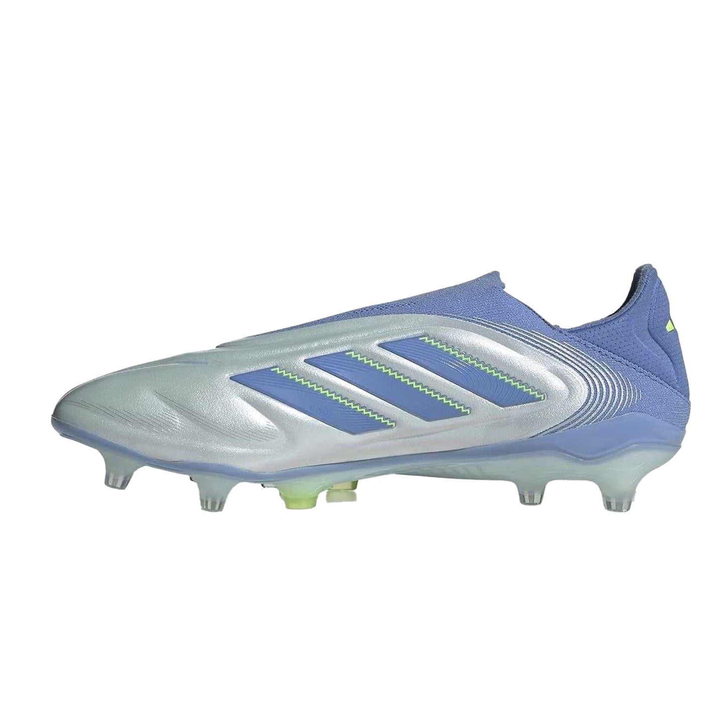 Blue-Lemon - Side - Adidas Unisex Adult Copa Pure III Elite Leather Firm Ground Football Boots
