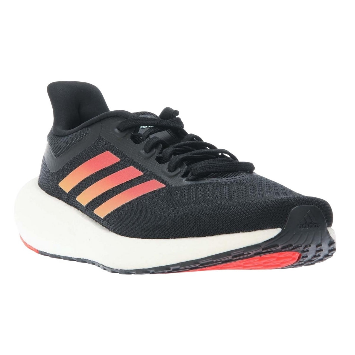 Black-Orange - Front - Adidas Mens Pureboost Jet Running Trainers