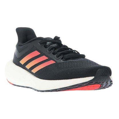 Black-Orange - Front - Adidas Mens Pureboost Jet Running Trainers
