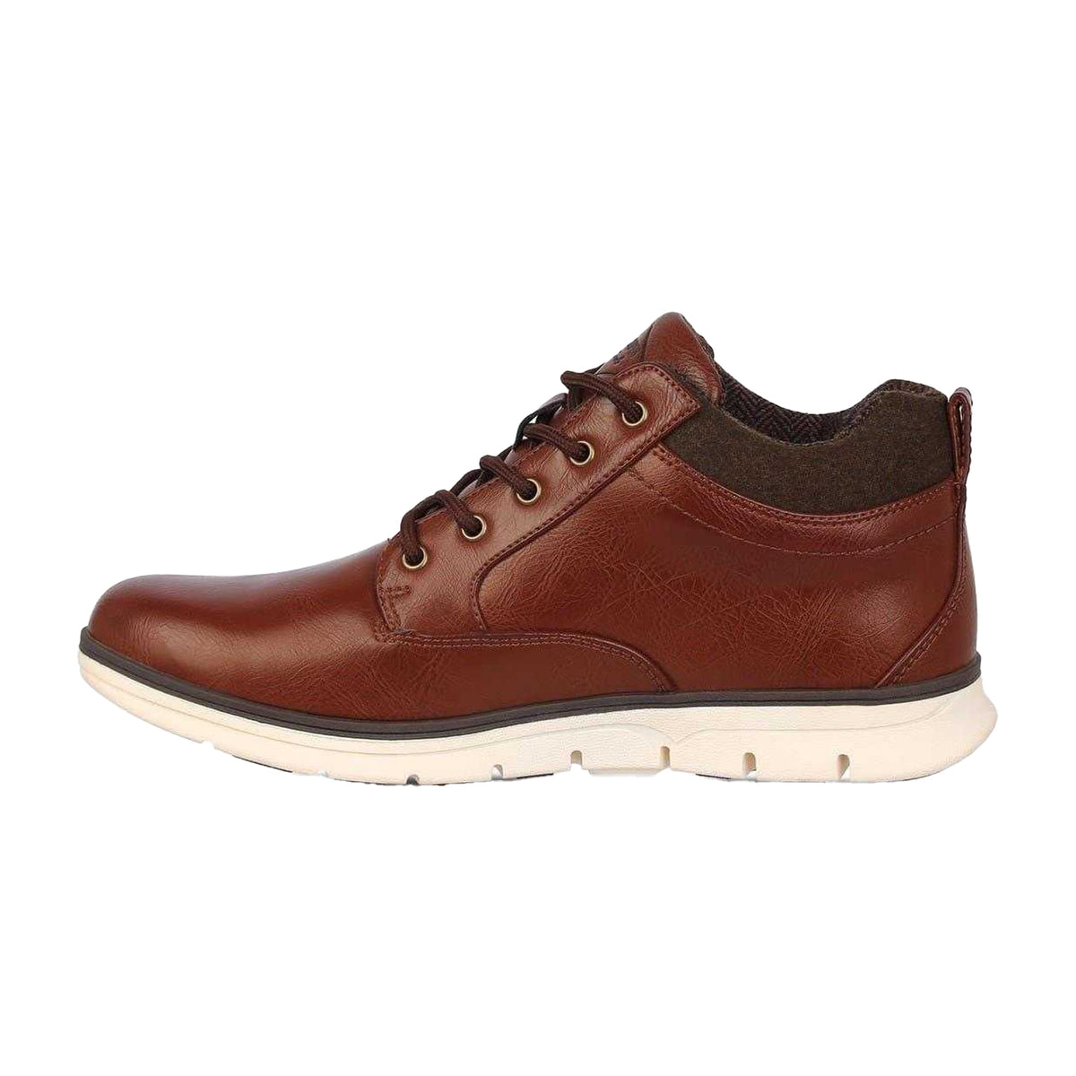 Brown - Side - Lee Cooper Mens Bury Chukka Boots