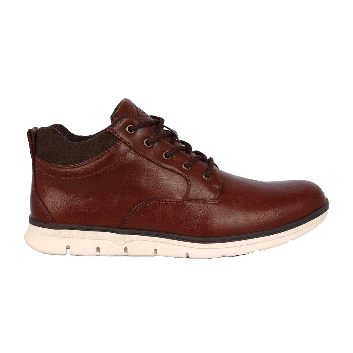 Brown - Front - Lee Cooper Mens Bury Chukka Boots