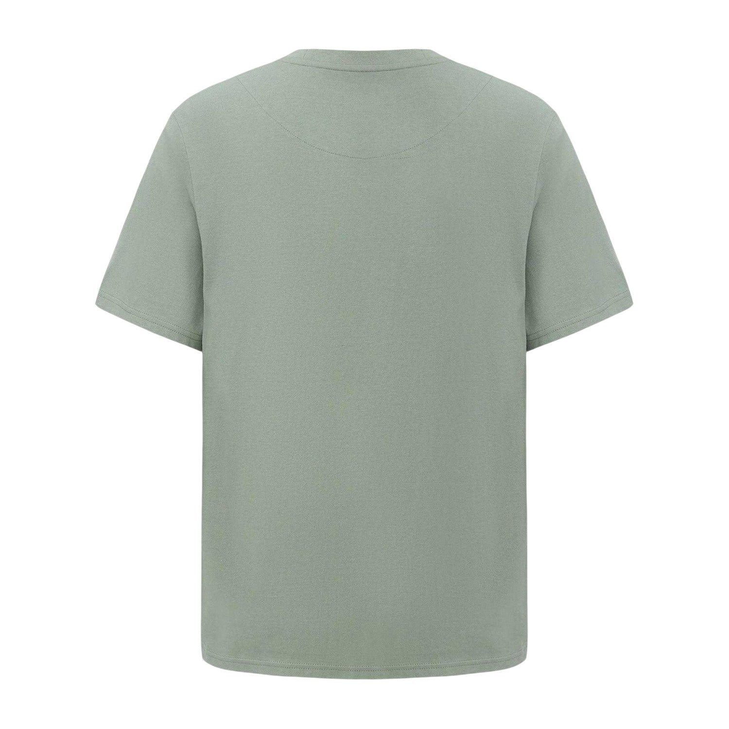 Light Green - Back - Pretty Green Mens Small Logo Cotton T-Shirt