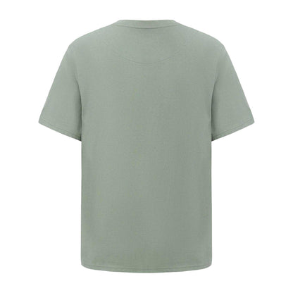 Light Green - Back - Pretty Green Mens Small Logo Cotton T-Shirt