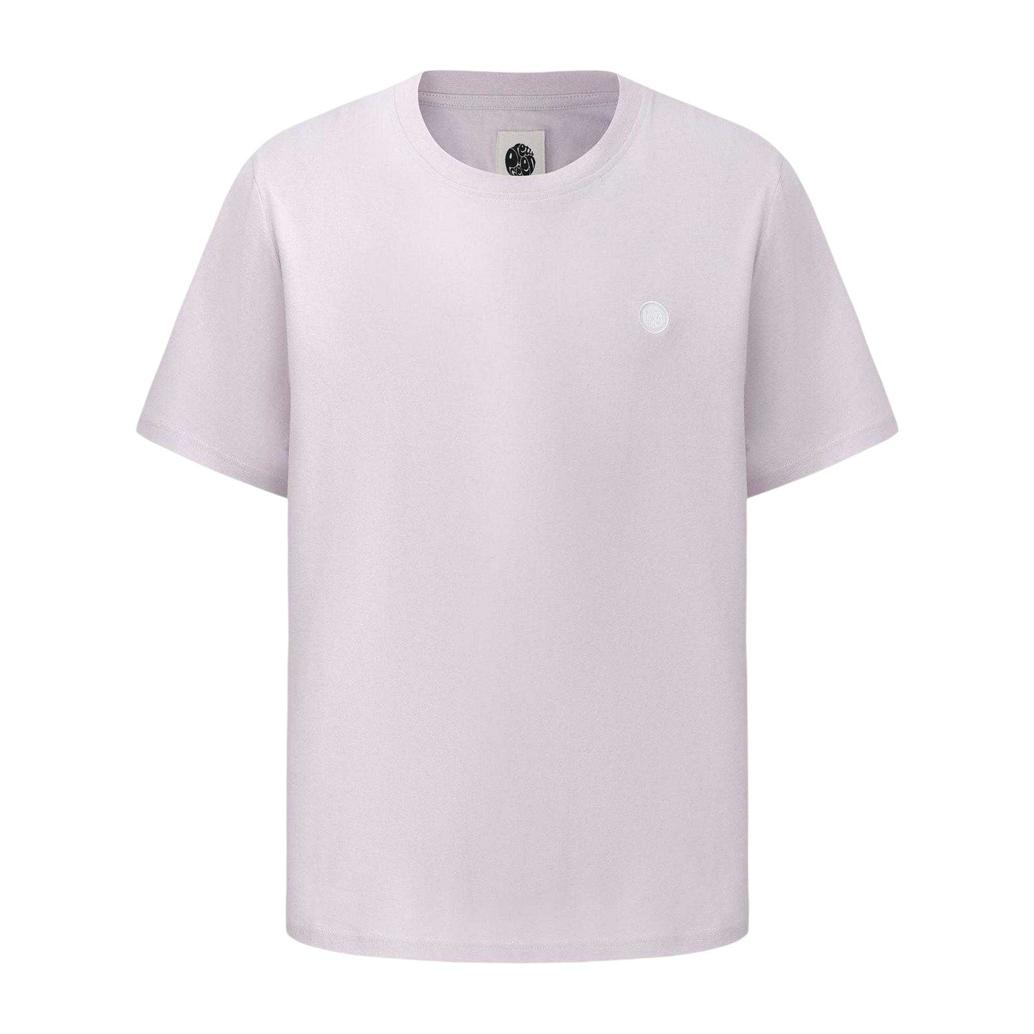 Lilac - Front - Pretty Green Mens Small Logo Cotton T-Shirt