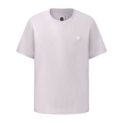 Lilac - Front - Pretty Green Mens Small Logo Cotton T-Shirt
