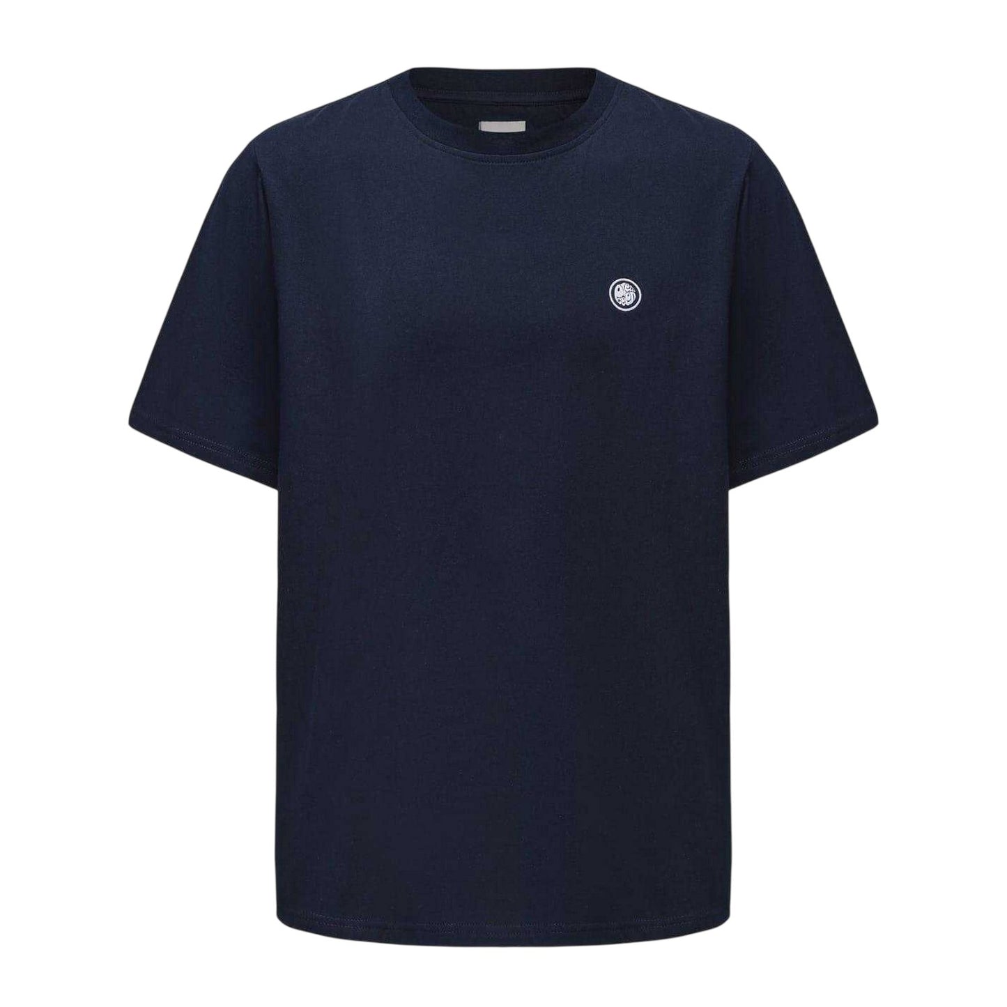 Navy - Front - Pretty Green Mens Small Logo Cotton T-Shirt