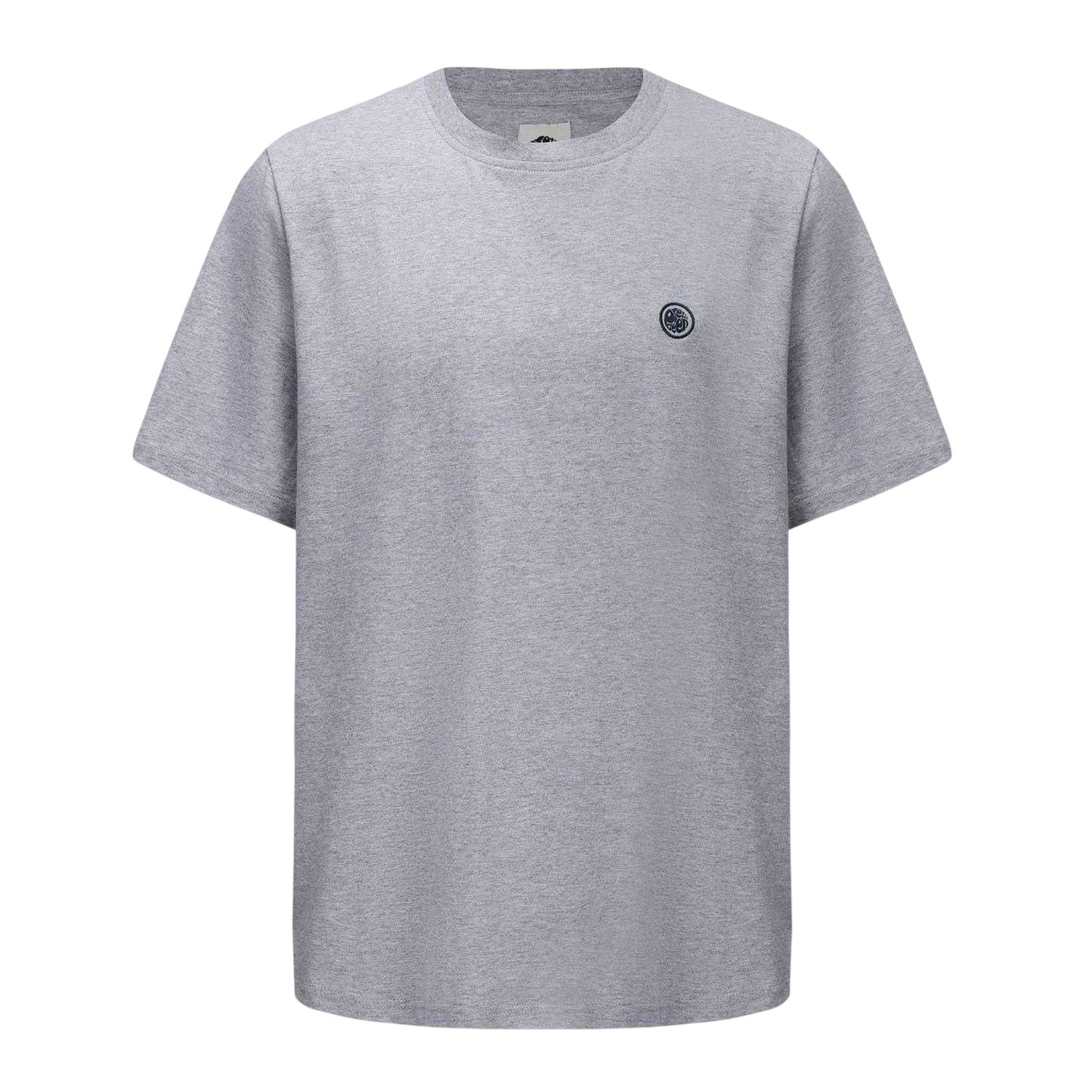 Grey - Front - Pretty Green Mens Small Logo Cotton T-Shirt