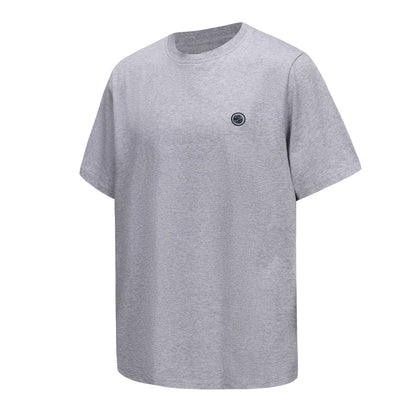 Grey - Side - Pretty Green Mens Small Logo Cotton T-Shirt