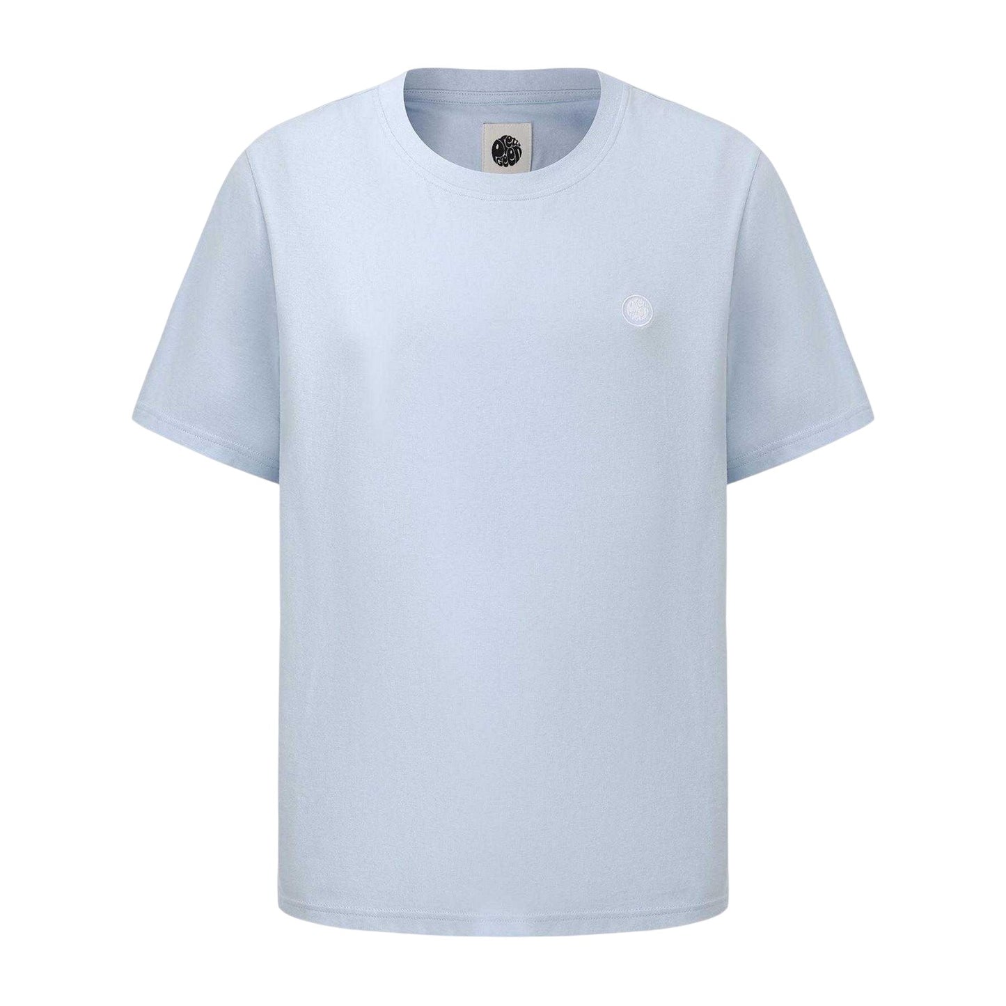 Light Blue - Front - Pretty Green Mens Small Logo Cotton T-Shirt