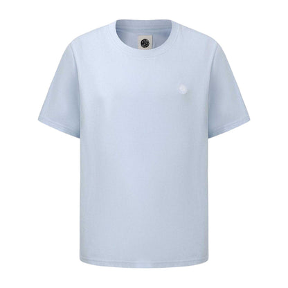 Light Blue - Front - Pretty Green Mens Small Logo Cotton T-Shirt