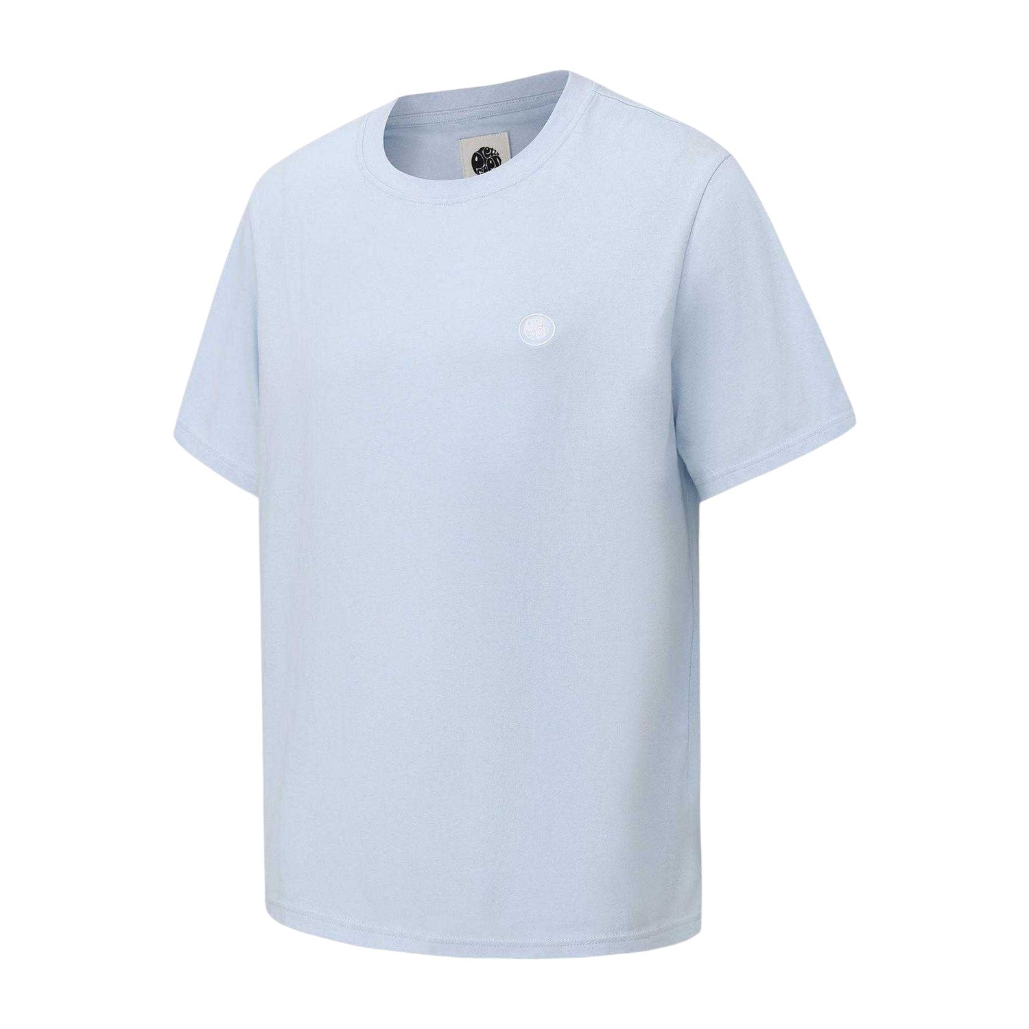 Light Blue - Side - Pretty Green Mens Small Logo Cotton T-Shirt
