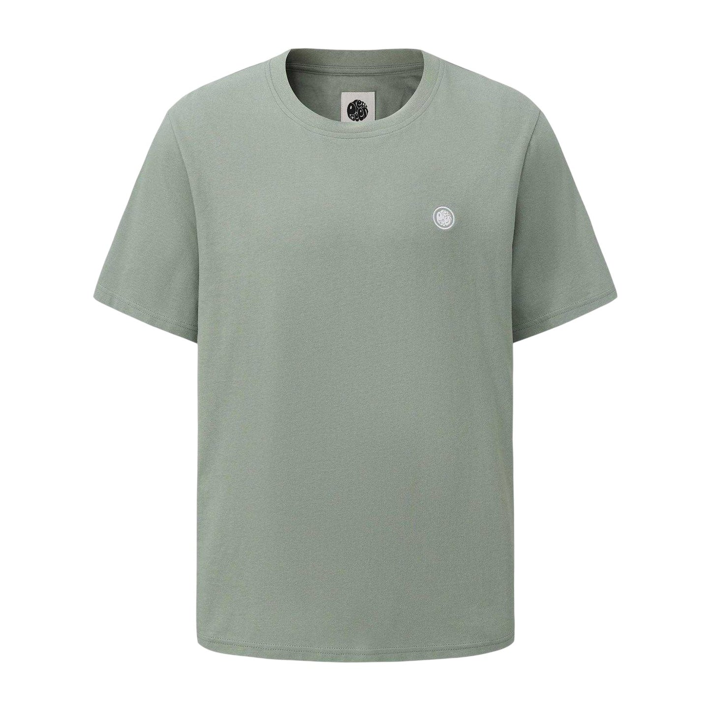Light Green - Front - Pretty Green Mens Small Logo Cotton T-Shirt