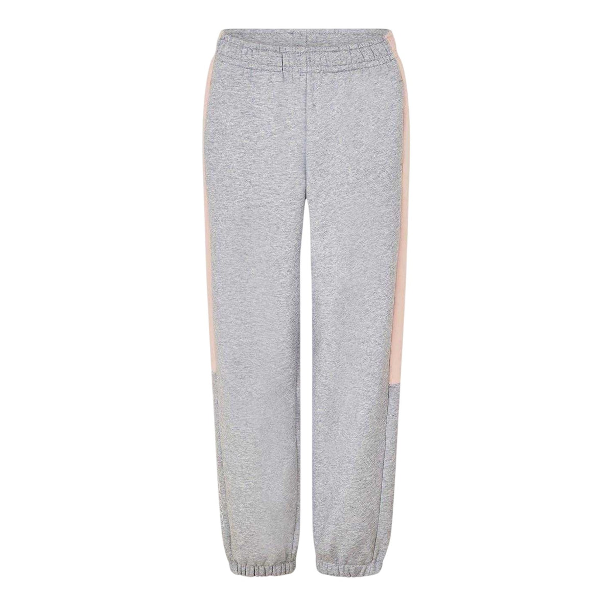 Silver - Back - Lacoste Womens-Ladies Fleece Open Straight Joggers