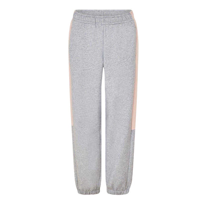 Silver - Back - Lacoste Womens-Ladies Fleece Open Straight Joggers