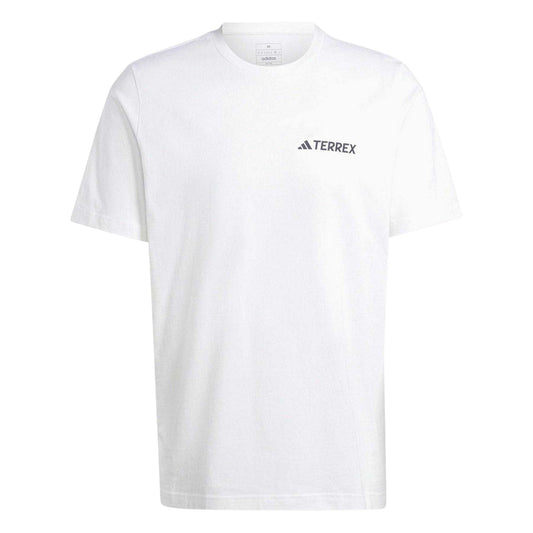 White - Front - Adidas Mens Terrex T-Shirt