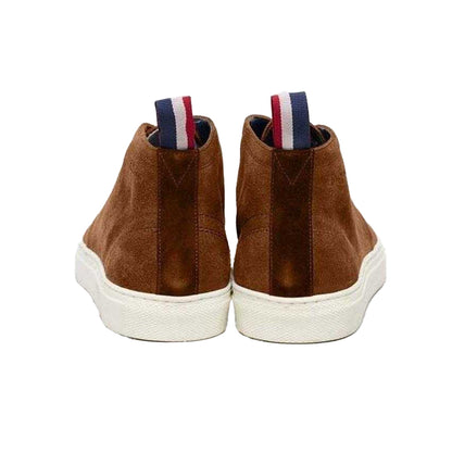 Tan - Back - Ben Sherman Mens Suede Ankle Boots