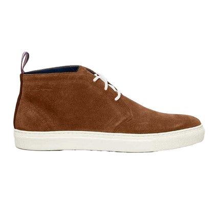 Tan - Front - Ben Sherman Mens Suede Ankle Boots