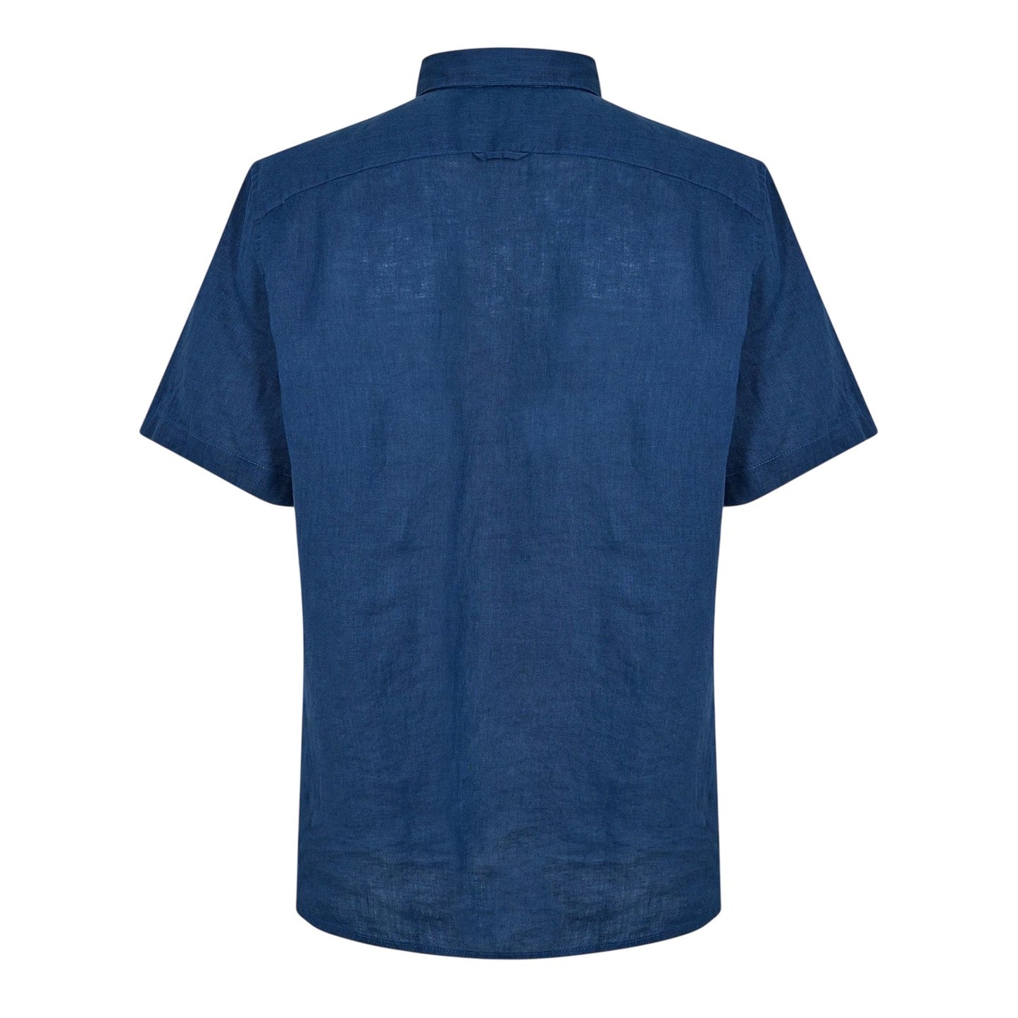 Dark Denim - Back - Timberland Mens Mill Brook Linen Collared Button-Down Shirt