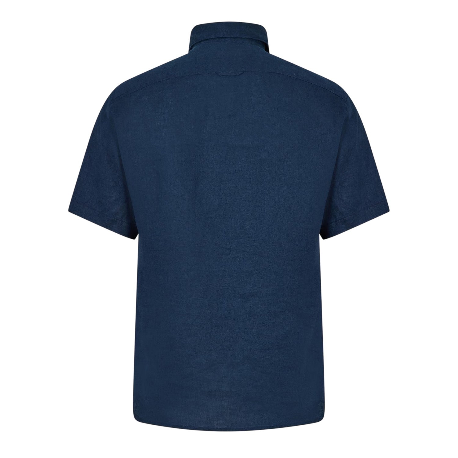 Dark Sapphire - Back - Timberland Mens Mill Brook Linen Collared Button-Down Shirt